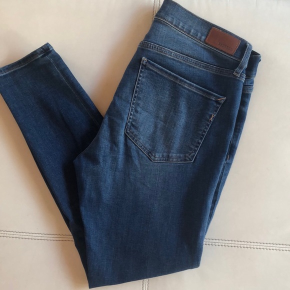 Denim perfect stretch skinny mid rise jeans